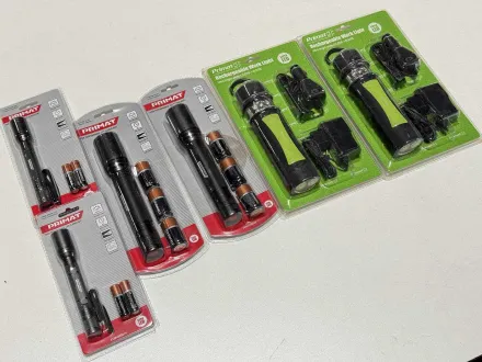 PRIMAT  Posten unbenutzter  Taschenlampen – RESALE