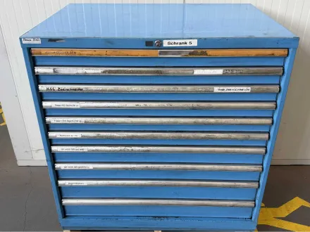 Schubladenschrank mit Inhalt – RESALE