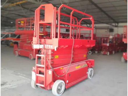 #3784 - HAB - S 124-10 E2WD Bj 2012 - Scheren-Arbeitsbühne – RESALE