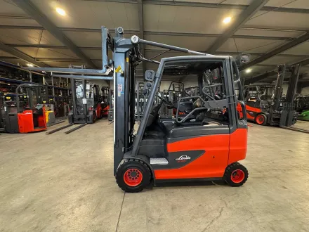 48/2022 Service + UVV 04/2027 Linde E30HL 3.000kg Duplex 376cm Elektrostapler Gabelstapler 10.778 St – RESALE