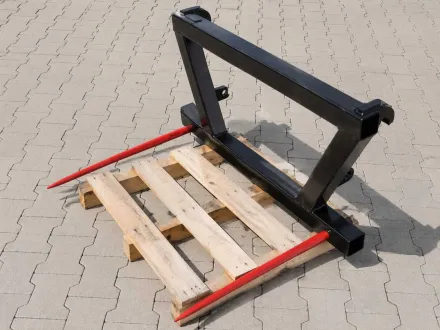 Ballengabel mit Euroaufnahme, B110 cm, 2x 110 cm Spieße – RESALE