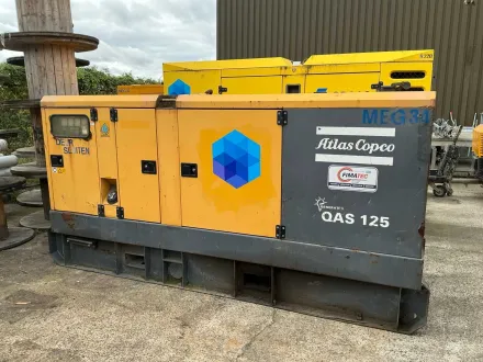 2002 Atlas Copco QAS 125/VOLVO Stromgenerator – RESALE