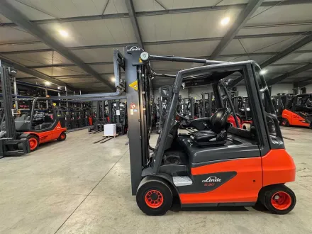 10/2019 Service + UVV 04/2027 Linde E30 3.000kg Triplex 535cm Elektrostapler Gabelstapler 5.431 Stun – RESALE