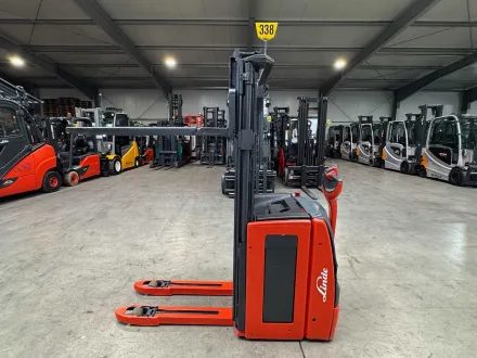 2019 Service + UVV 06/2027  Linde L16i 1.600kg Duplex 284cm Waage Hubwagen Hochhubwagen Ameise 7.971 – RESALE