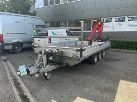 2024 Proline PL P302 3500VPL15TS15 Plattform mit Konag 270L.3H Ladekrananhänger – RESALE