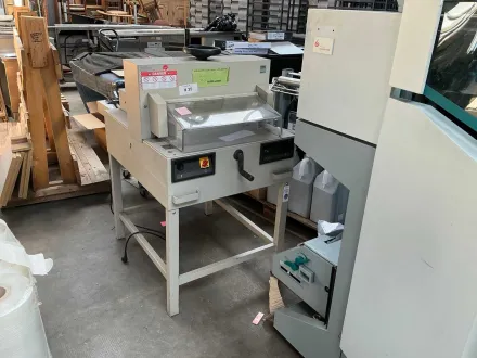 Ideal-Werk - 1999 - 4810-95 - elektrische Papierschneidemaschine / Stapelschneider 475 mm – RESALE