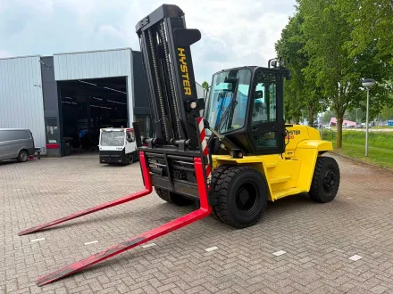 Hyster - 2008 - 9.00XM - 3.75M Duplex, Gabelpositionierer, Seitenschaltung - 6296 Stunden - Gabelsta – RESALE