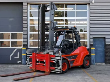 Linde - 2019 - H80D - 5,45M Duplex, Gabelpositionierer, Seitenschaltung - Gabelstapler – RESALE