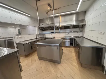 Komplette professionelle Edelstahl-Catering-Küche – RESALE