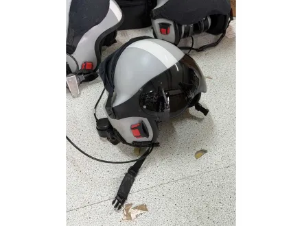 Original Bundeswehr Helm, Schutzhelm mit integrierte Hör-/Sprechgarnitur, (5x) – RESALE
