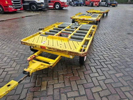 Charge von 5 Stücken Blumenbecker-Technik KFC Fluggepäckwagen (Container-Dollys / Rollenrahmen) – RESALE
