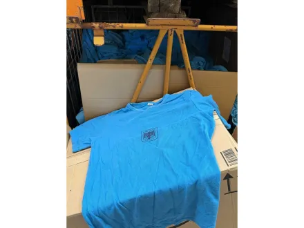 Originales Bundeswehr Sportshirt in Blau (100x) – RESALE