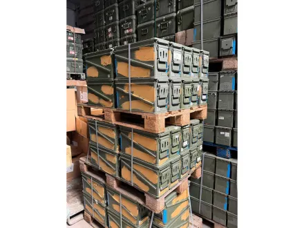 Metall-Transportkiste aus Militär-/Depotbeständen (20x) – RESALE