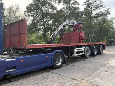 1998 Floor FLO 12 30H2 Sattelauflieger mit Knowledge 16.000 Kran – RESALE
