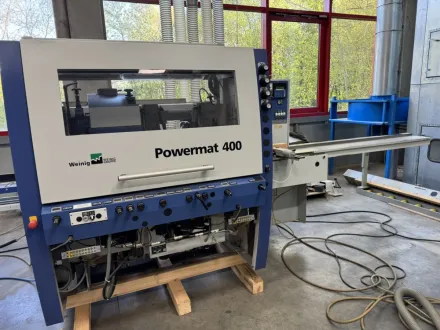 Weinig Powermat 400 mit RF 15 Vierseitenhobelmaschine – RESALE