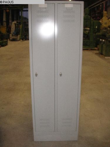 Spinde Stahl-Kleiderschrank 2 Abteile Werkzeugschrank – RESALE
