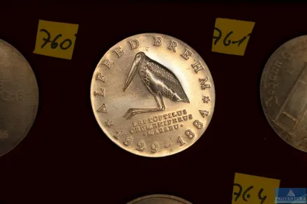 Silbermünze DDR 10 Mark Alfred Brehm 1984 – RESALE