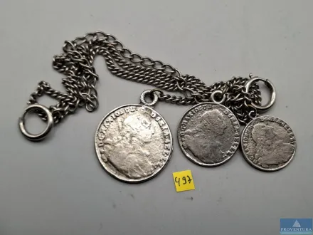 Kette mit Münzanhängern Österreich Joseph I evtl. – RESALE