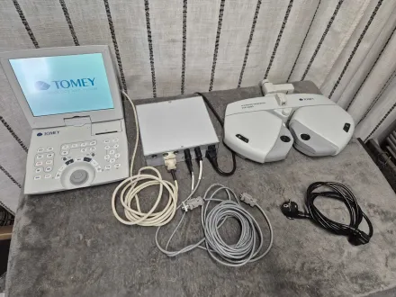TOMEY – TAP 2000 + Schnittstellenbox + Bedienfeld – Optikerausrüstung – RESALE