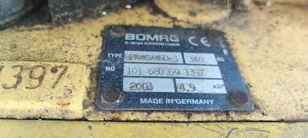 Bomag Reversierba... BPR 40/45 D-3 Bomag Reversierbare Vibrationsplatte – RESALE