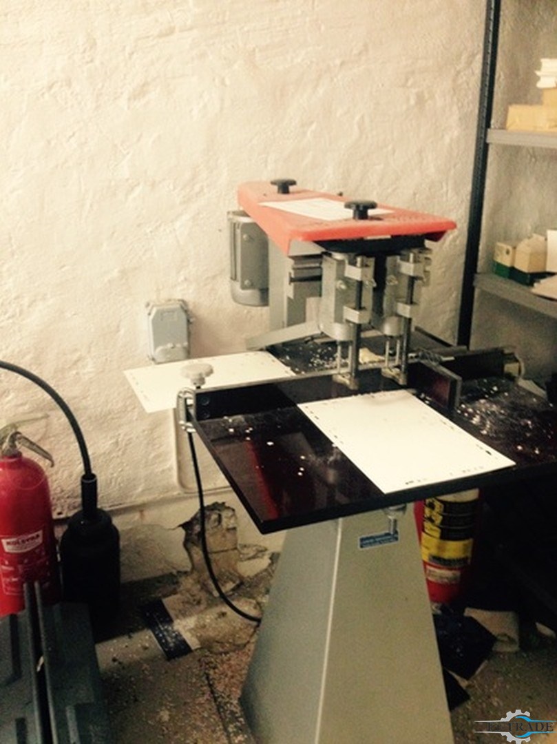 Ideal 504 4 Kopf Bohrmaschine / 4 head Paper Drilling machi