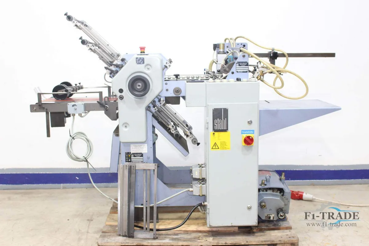 Stahl T36/4 - 90 Falzmaschine / Pharmaceutical folding machine