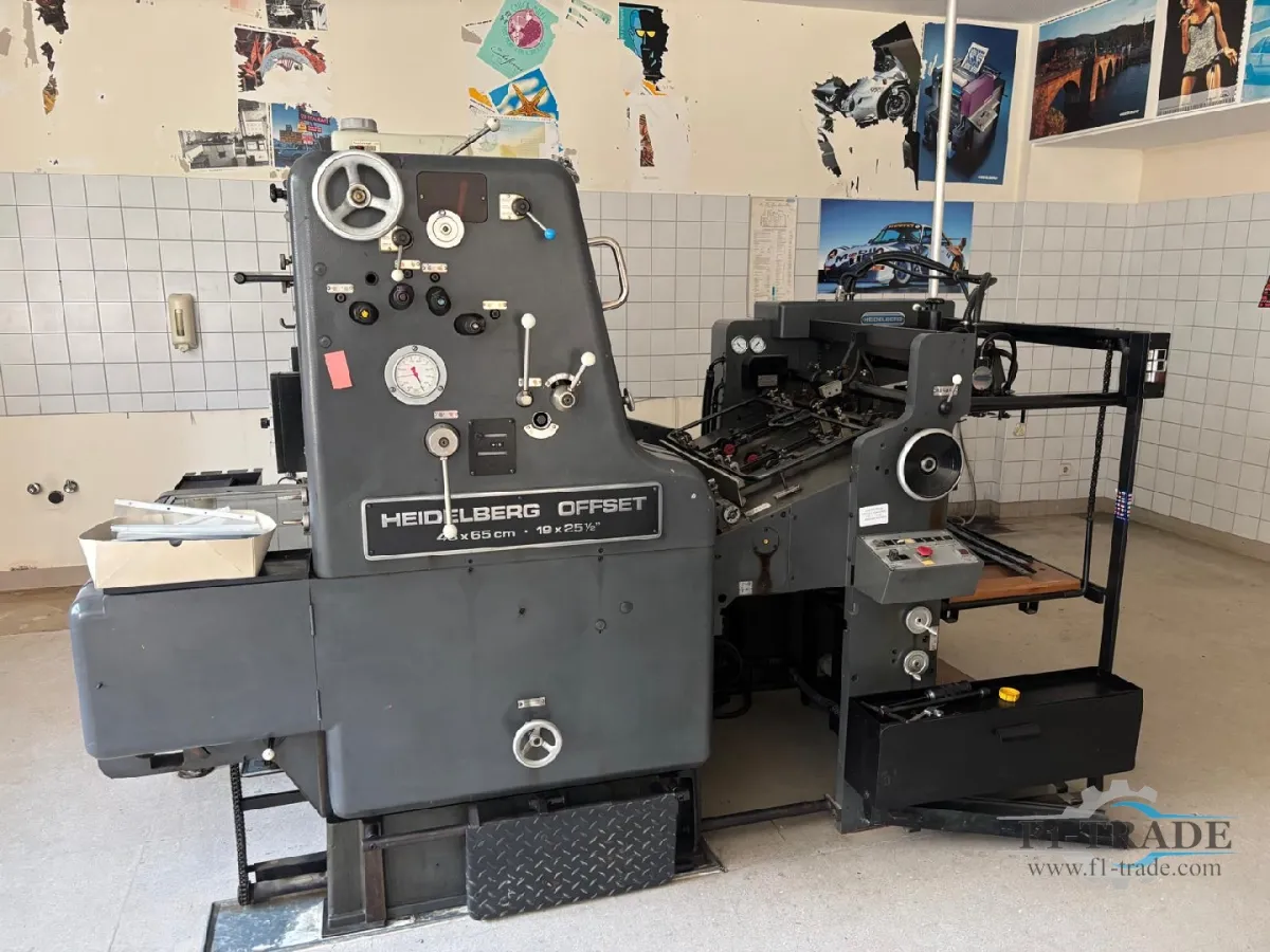 Heidelberg SORK 1 Farben Offsetdruckmaschine / 1 Color Sheet-Fed O