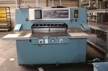 Wohlenberg 92 MCS-TV Schneidmaschine / Cutting machine – RESALE