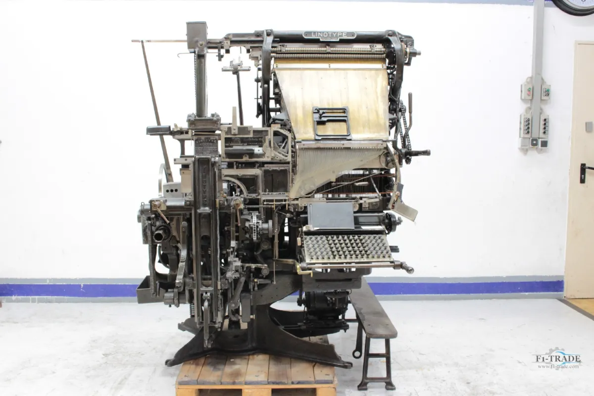 Linotype 4a III Setzmaschine / Typesetting machine