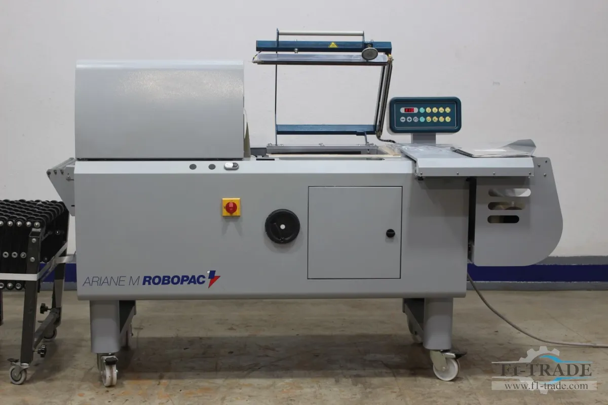 Robopac Ariane 5040 2TA Halb-automatische Winkeleinschweißmaschine / Semi-