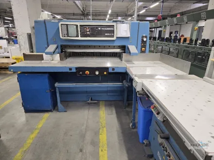 Wohlenberg WP 115 MCS-2 TV Schneidmaschine / Cutting machine – RESALE
