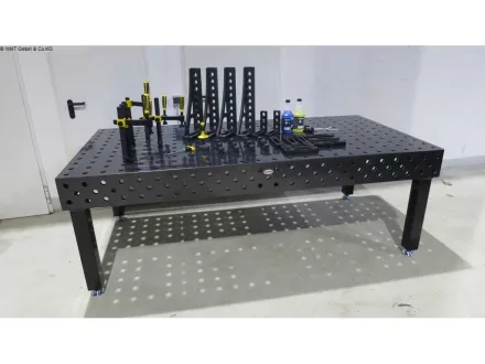 SIEGMUND 750 - 2,4 X 1,2  NITRIERT Schweißtisch / Lochtisch – RESALE