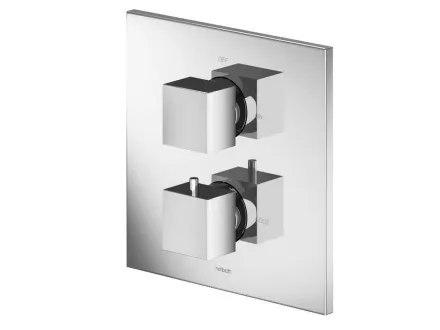 Hotbath – Bloke (Q009EXTGN) – Eingebauter Teil für eingebautes Thermostat mit 2-Wege-Diverter – RESALE