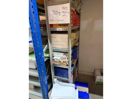 Lagerregal ohne Inhalt – RESALE