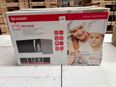 SHARP R843INW | Kombi-Mikrowelle – 900 W – 25 l Fassungsvermögen – RESALE