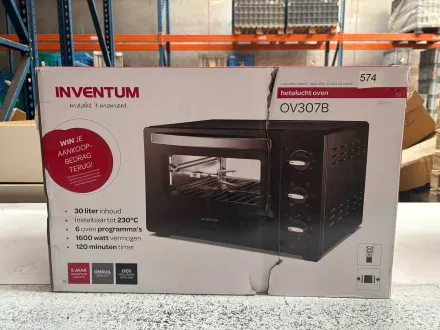 Inventum OV307B Heißluftofen – RESALE
