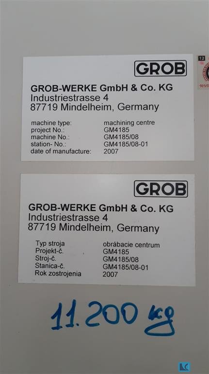 Grob G300 Bearbeitungszentrum - Horizontal – RESALE
