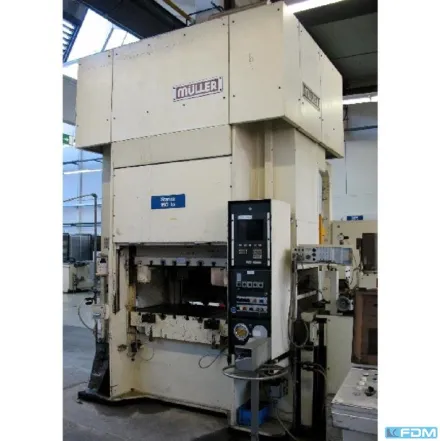 Mueller-Weingarten SKD 160.1.1 (UVV) hydraulische Doppelständer (zieh) presse – RESALE
