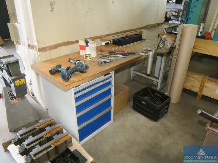 Arbeitstisch mit Schraubstock GARANT Stahl/Holz ca – RESALE