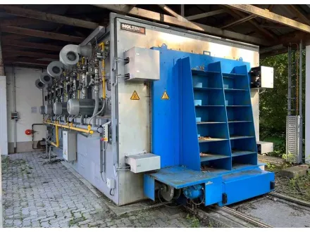 NOLZEN - KLWg 220/180/650 - gasbeheizter Kammerofen mit Herdwagen und Luftumwälzung, für Wärmebehand – RESALE