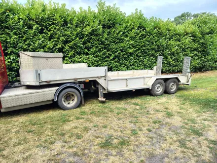 Titan Jelsum DL35 2002 BE-halb-Tieflader 5.500 kg mit Rampen – RESALE