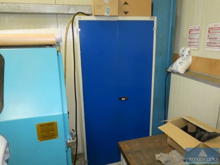 Metallschrank GARANT grau/blau – RESALE