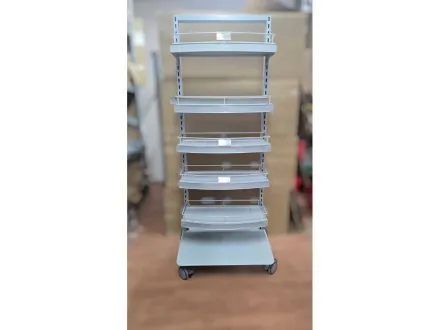 Ladenregale – Mobiles Werbe-Wandstandregal auf Rädern – RESALE