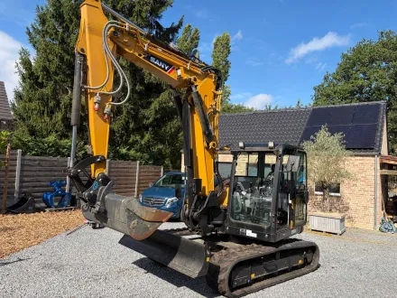 2023 Sany SY80U PB Raupenbagger Dreiarmiger 3 Schaufel – RESALE