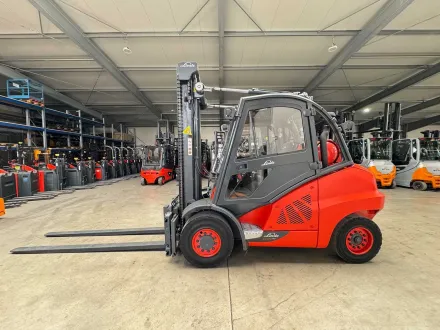 2019 UVV 04/2027 Linde H50T EVO 5.000kg 3.+4. Ventil Gabelversteller 135cm Gasstapler Gabelstapler 1 – RESALE