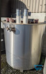 18 x Rotkappe B-KB1000/3,15-230Ws Edelstahlrundbehälter mit Isolierung u