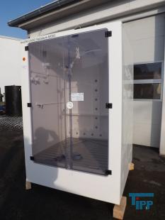 Kinetics für IBC und Fässer, mitsaugmöglichkeit IBC Chemikalien-Lagerschrank mit Auffa