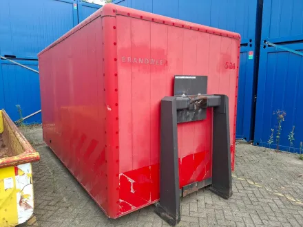 Hakenlift-Lagercontainer – – ehemaliges Feuerwehr – Lagercontainer – RESALE
