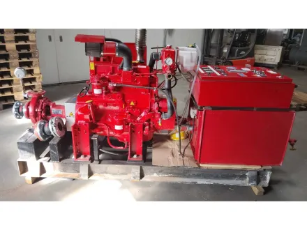 Clarke / KSB - JU4H-NL14 (Motor) / KSB KFP 50-200 (Pumpe) - Sprinkler-Dieselpumpe Van Wijk & Boerma – RESALE