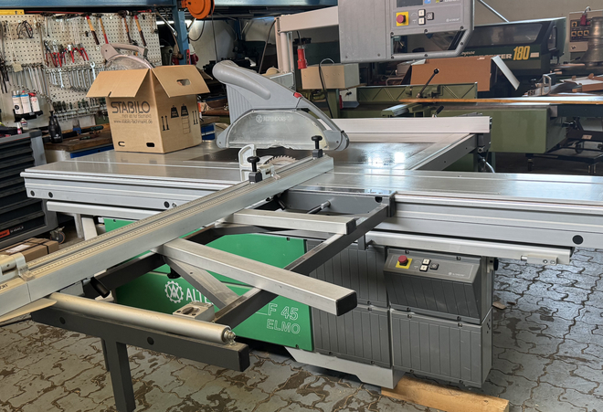 Altendorf F45 ELMO III control FormatkreissÃ¤ge